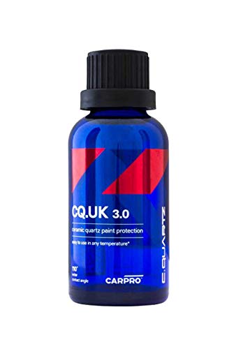 Image of CARPRO CQUARTZ UK 3.0 - Ceramic Coating for Cars - (50ml Kit w /Reload 2.0) | World Renowed Nano-Ceramic Coat , Quartz Based Nanotechnology - Bonds to Paint, Glass, Metal and Plastic