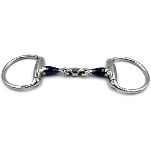 Mors à tête d'olive double brisé pour cheval rigide ou difficile à décontracter - 2