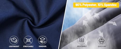 Image of CBlue Men's Outdoor Quick Dry Lightweight Sports Shorts with 2 Zipper Pockets, Breathable Hiking Running Gym Workout Athletic Shorts (in, Alpha, 3XL, Regular, Dark Grey)