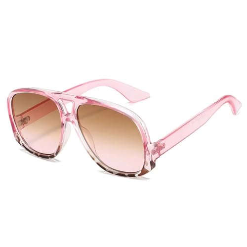 Protection UV400 lunettes de soleil double pont féminines et verres vintage