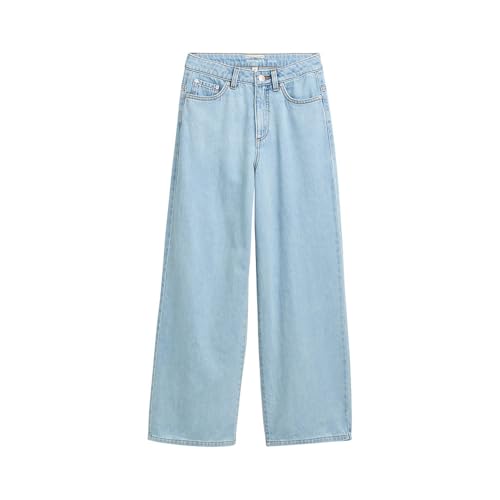 TOM TAILOR Mädchen Kinder Wide Leg Fit Jeans, 10111 - Clean Bleached Blue Denim, 170