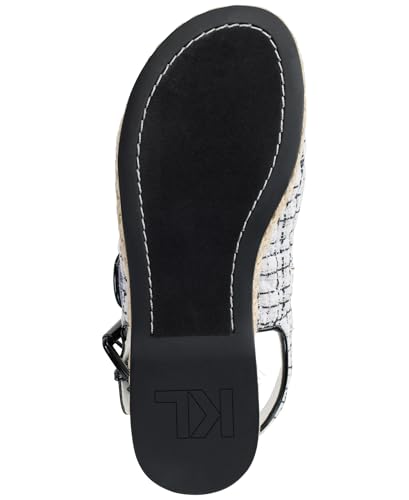 Image of KARL LAGERFELD Women's Charlay Double Strap Sandal With Pin Embellishments