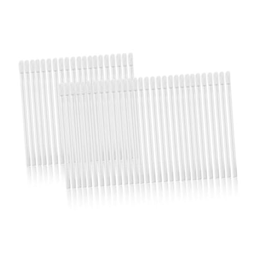 OATIPHO 150個 使い捨てリップブラシ 軟らかい繊維製 軽量 化粧品の交差汚染防止に メイクアップツール 透明プ