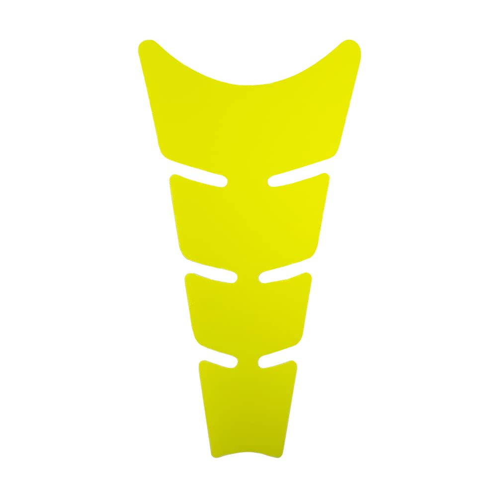 4R Quattroerre.it Tank Protection Flat Rhino for Motorcycle, Fluo Yellow