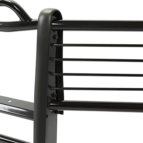 Hecasa Brush Guard Compatible With 1999-2007 Ford F250 F350 F450 F550 Super Duty&2000-2006 Ford Excursion Steel Bumper Grille Guard Brush Protection #TOP7