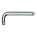 Stahlwille 43220030 10766 5.5 mm Key Wrench, Size T30, 24mm x 70mm, for Inside TORX Screws, Chrome Vanadium, Chrome-Plated, T-Shaped Handle, Made in Germany