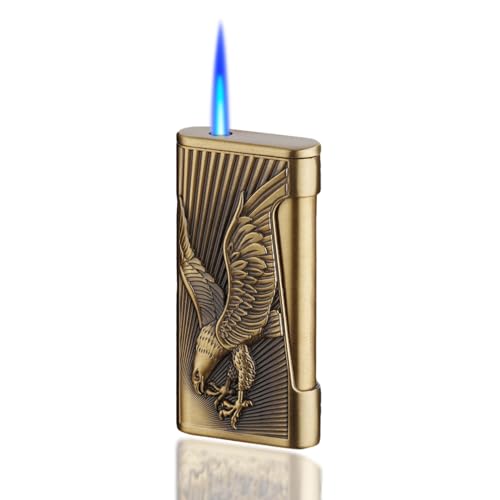 Encendedor VOGEERA Águila Resistente al Viento Dorado miniatura 1