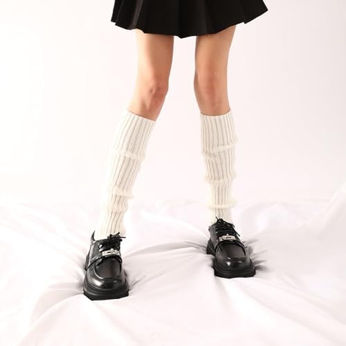 Guêtres Chauffe-jambes Imprimé Léopard Femme - Leg Warmers Polaire - Pour Hiver, Fêtes, Halloween, Noël