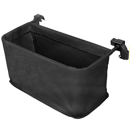 Bolsa de almacenamiento para carrito de playa, plegable para carrito de playa, cesta de la compra universal, bolsa trasera, accesorios para carro portátil, desmontable, resistente al agua, 44 x 21 x