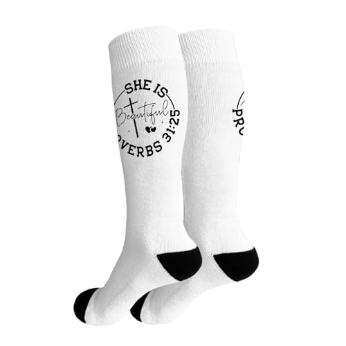 she is beautiful half calf sock for daughter4