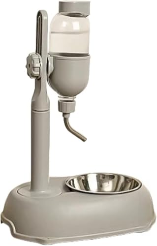 Citybaby 自動給水器 犬・猫・小動物用 ペットボトルホルダー付き 家庭用安全吊り下げ式フードボウル (C,500ML)
