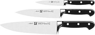Zwilling Professional S Zestaw Noży, Stal Nierdzewna, Czarny, 3-Częściowy