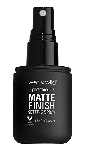 wet-n-wild-Photo-Focus-Matte-Finish-Setting-Spray-Matte-Appeal-152-Ounces wet n wild Photo Focus Setting Mist, Up to 24HR Wear, Lightweight & Nourishing Aloe Formula Suitable for All Skin Types, Cruelty-Free & Vegan - Matte Appeal