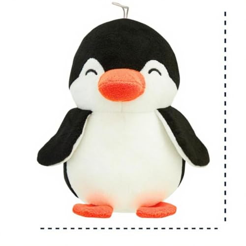 Image of SARO Cow Tremp Plush Soft Toy Cute Kids Animal Home Decor Boys /Girls (Pack of 1)(30 Cm) | (PENGUINE Black)