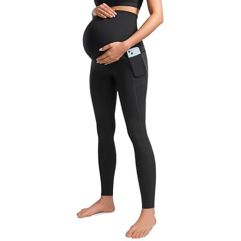 CRZ YOGA Maternity Leggings with Pockets Cover