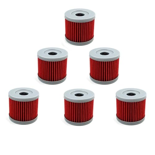 Filtre à huile pour résoudre les impuretés moteur Hyosung GV250 GT125 lot de 6