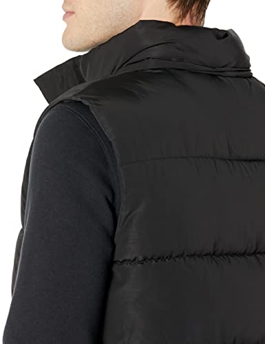 Image of Amazon Essentials Men's Relaxed-Fit Water Repellent Recycled Polyester Hooded Puffer Vest (Previously Amazon Aware)