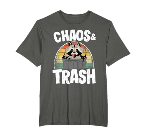 Chaos & Trash Panda Waschbär T-Shirt