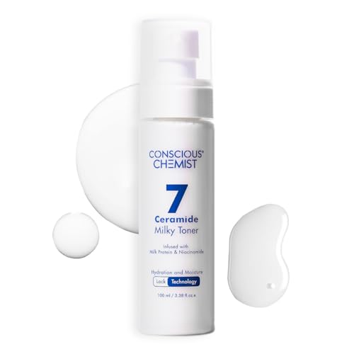 Conscious Chemist® Niacinamide & 7 Ceramide Milky Face Toner | 10...