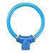 Compact for Bike Lock with Heavy Duty 11mm Steel Cable, Keyless Design for Anti Theft Security, Portable & Weather Resistant PVC Coated Lock for Versatile Use(Blue)(for Ring Lock)