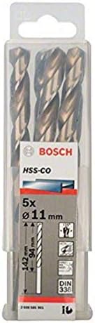 Bosch 2608585846 Professional HSS-Co Metal Drill Bit (stainless steel, 4 x 43 x 75 mm, accessory drill driver) , Gold
