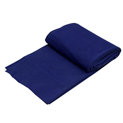 Indoor Pool Table Cloth 340X145 Cm/11.15X4.7 Ft, Eight Ball Pool Table Felt Billiard Cloth Replacemet Fits For Bars/Clubs/Hotels 7 Or 8 Ft Pools Table (Blue) #TOP22