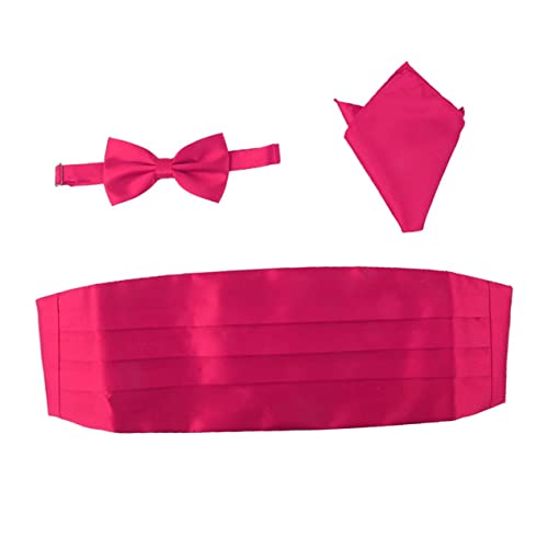 Set 3 piezas pajarita, fajín y pañuelo para mujer