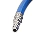 Baxnore 15m High Pressure Air Hose Flexible Lightweight PVC Compressed Air Tube with 1/4in NPT Quick Connector for Air Tools Garage Construction Workshop