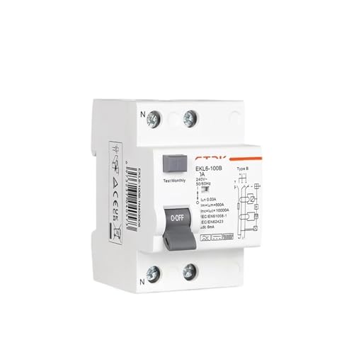 Disjoncteur de fuite CC type B 40A pour borne de recharge EV 220V protection différentielle