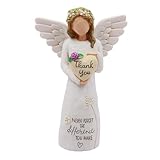 Bloomifinity Thank You Gifts for Women, Nurses, Coworkers, Friends,Teachers-Thank You Angel Figurine with...