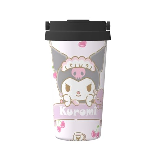 Asamike �X�e�����X �^���u���[ �W���R�[�q�[�J�b�v �A�j�� �N���~ �}�O�J�b�v �X�g���[�ƃX�g���[�u���V�t�� �ۉ� �ۗ� �����^�� ���� �{�g�� �R�[�q�[ �r���[ ��e�� �J�b�v ������ 500ml