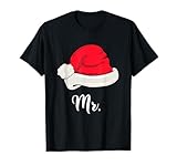 Christmas Couples Matching Pajamas Santa Claus Tee