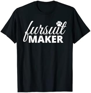 Fursuit Maker Furry Paw Print T-Shirt