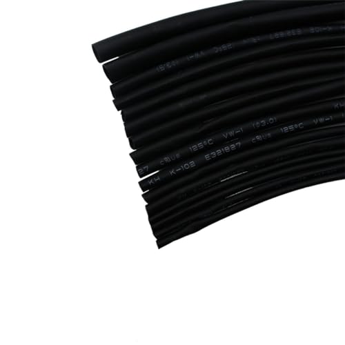 5 METROS/LOTE NEGRO 1 mm 1,5 mm 2 mm 2,5 mm 3 mm 3,5 mm 4 mm 5 mm 6 mm Tubo termorretráctil Tubo-3 mm (5 metros)