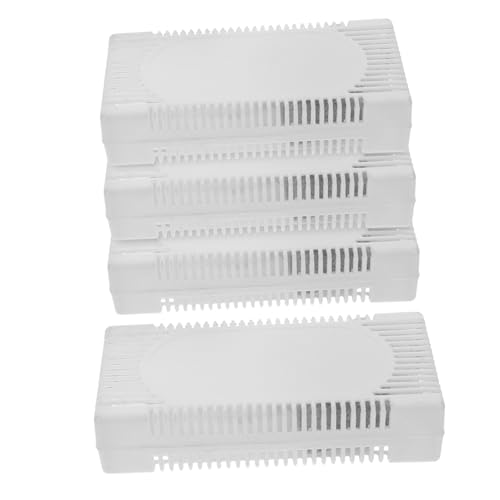 OUNONA 4Piezas Ambientador de Refrigerador con Activado Eliminador de Olores para Congelador Armarios y Zapatillas Uso Duradero y Seguro