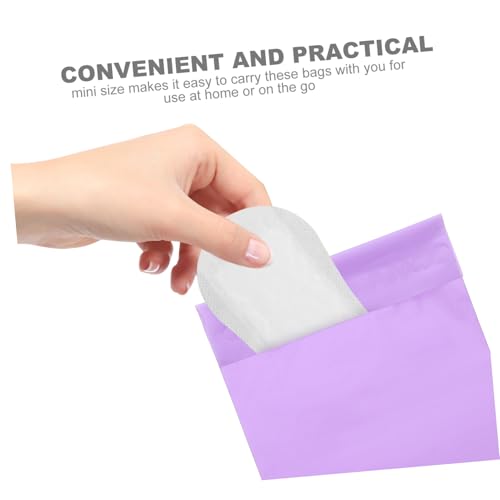 100 bolsas desechables femeninas para sanidad y privacidad miniatura 3