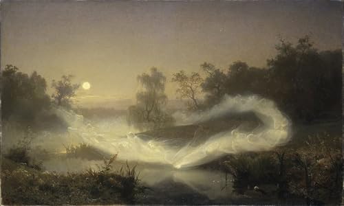 Peinture sur toile Les fées dansantes pour créer un salon scandinave mystique