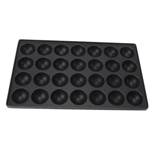 Fabricante de Takoyaki, Panorámica Takoyaki con 28 Hoyos Fabricante para Hornear Aluminio de Aluminio Alboran Albóndigas la Parrilla Bandeja Albóndigas la Bandeja para Cocina en Casa