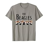 Enjoy The Beagles Squad Cool Funny Dogs Graphic Cool Designs Maglietta...