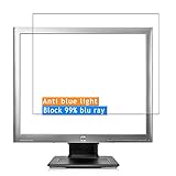 Vaxson 2-Pack Anti Blue Light Screen Protector, compatible with HP EliteDisplay 18.9' IPSMonitor E190i E4U30AA#ABJ TPU Film Protectors Sticker [ Not Tempered Glass ]