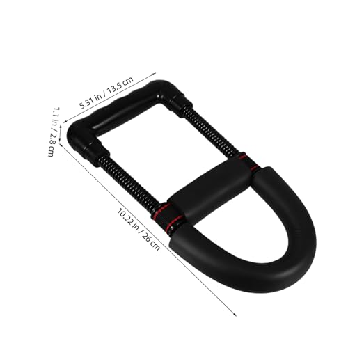 BESPORTBLE Wrist Strength Grip Strengthener Hand Grips for Strength Training Men Training Device Wrist Trainer for Men Forearm Strengthener Grip Exercise Tool Wrist Device Carbon Steel Black - Image 3