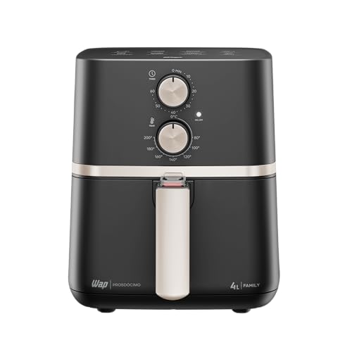 WAP Fritadeira Elétrica Air Fryer FAMILY 4 Litros, Temperatura Ajustável, Duplo Revestimento Antiaderente, 1500W 127V - Imagem 2