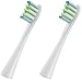 Testine bianche per Oclean (2 pezzi) X Pro/X/One/ZI – Spazzole di ricambio per spazzolino sonico, testine per spazzolino da denti per una pulizia approfondita, pulizia profonda