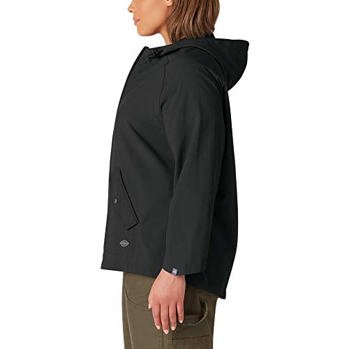Dickies Women's Plus Size Performance Hooded Rain Jacket4