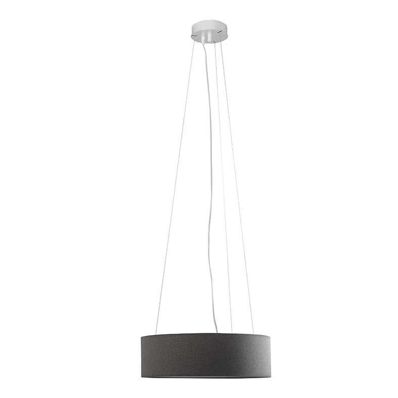 Suspension Vivien blanche plafonnier design E27 lustre salon moderne 48cm