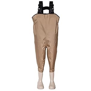 Waders Steltlopers Voor Buitenvissen Voor Kinderen Met Regenlaarzen, Kleuterschool Openlucht Het Kamperen Kleren, Geschikt Voor Hoogte 90-155cm (Color : Beige, Size : Height 90-110cm/1 piece)