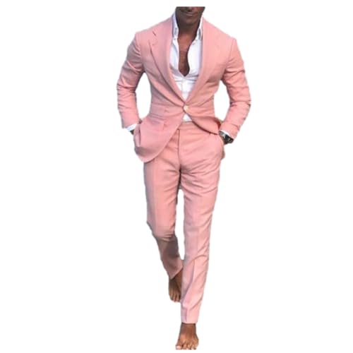 Costume homme 2 pièces ajusté fini les vêtements rigides en promenade et loisirs