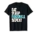 Eat Sleep Biliardino T-shirt per calcio da tavolo e calcio Maglietta