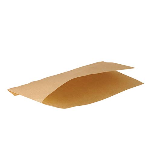 PAPSTAR 1000 bolsas para perros calientes, 18 cm x 11 cm, color marrón