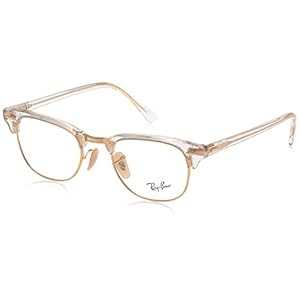 Ray-Ban 0RX 5154 5762 51 Lunettes de Soleil, Transparent, Mixte Adulte
